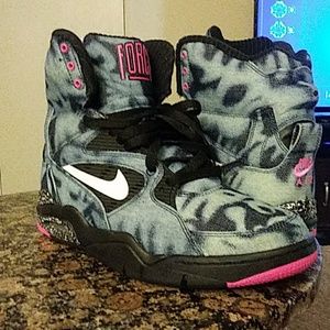 Nike Air Commad Force Bleach Denim Shoes
